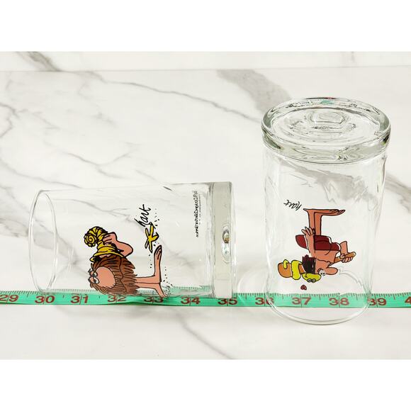 B.C. Ice Age Comic Collector Drinking Clear Glass 12oz Arby's 1981 x2 Vintage - Picture 13 of 13